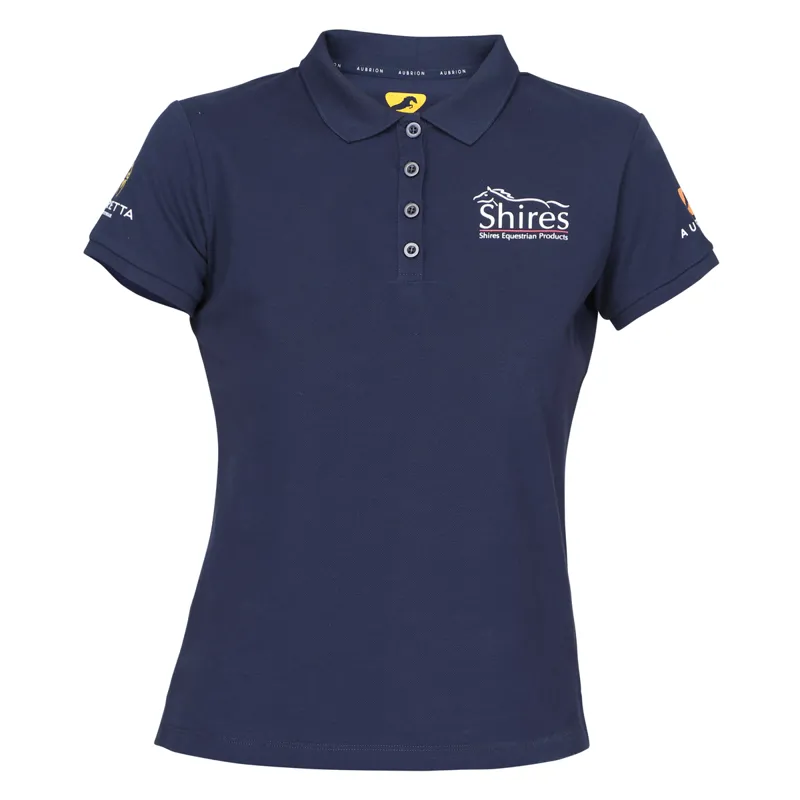 Aubrion Branded Polo Shirt - Gents - Navy
